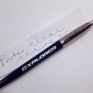 PARKER JOTTER PEN Blue Advertising EXPLORER push clicker ballpoint ball point‎